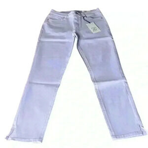 Cosmic Blue Love Milo Side Split Capri Skinny Jean in Purple Haze. Size 27. NWT!